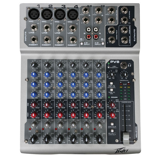 Peavey Analog Mixers Peavey PV 8 compact mixer