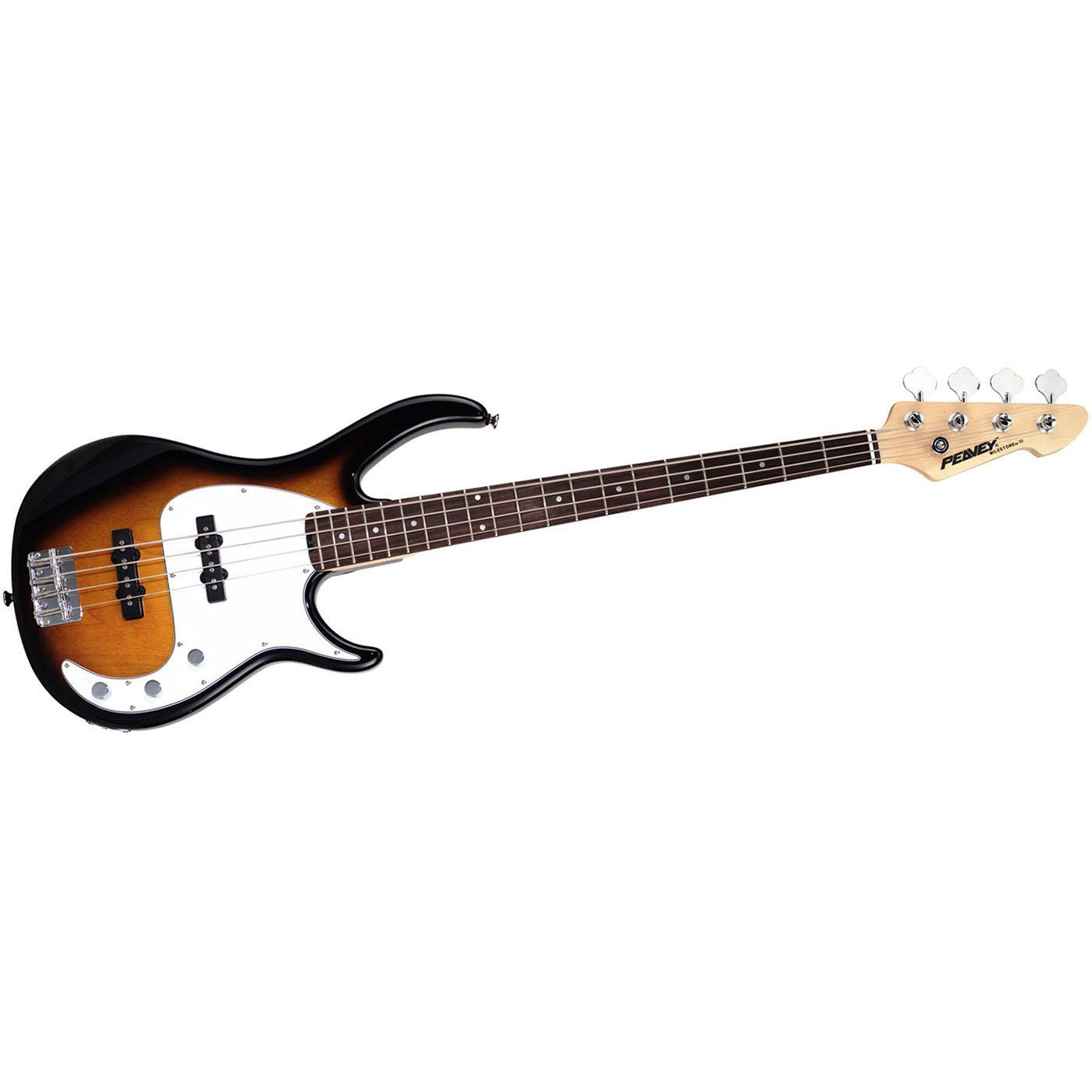 peavey bass guitars peavey milestone bass guitar - sunburst