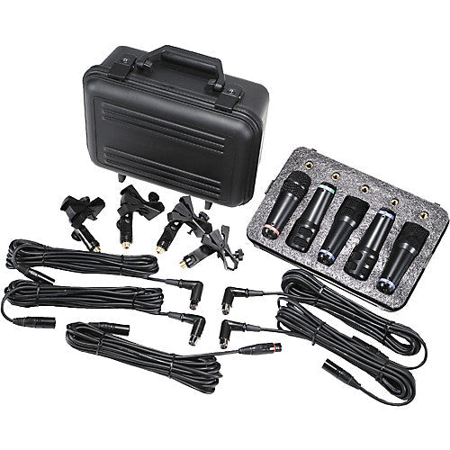 peavey drumkit microphones peavey pvm dms-5 complete drum mic system
