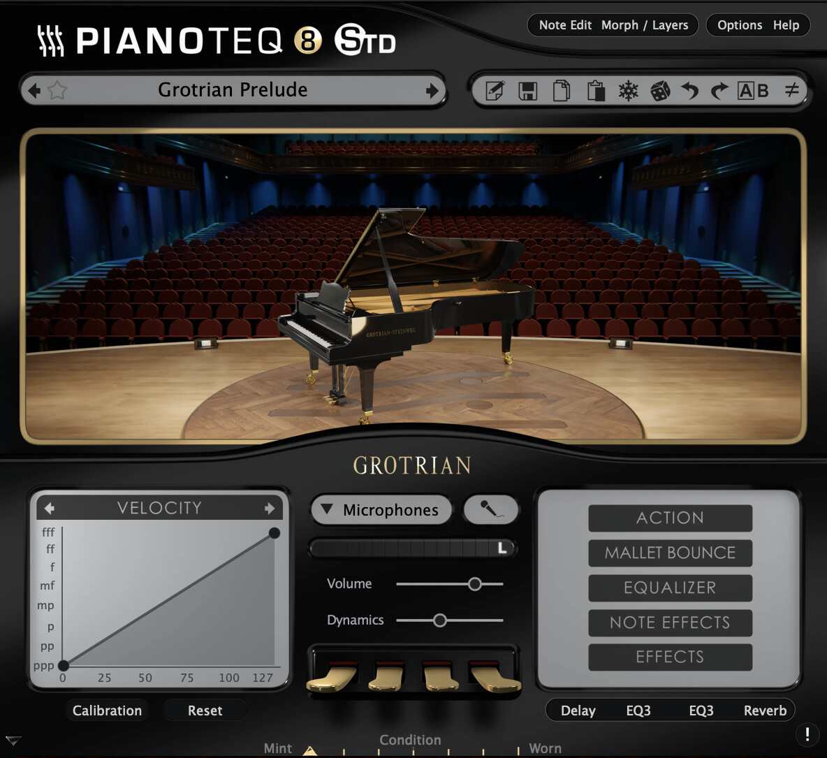 PIANOTEQ Virtual Instruments Pianoteq Grotrian Concert Royal: Authentic Concert Piano