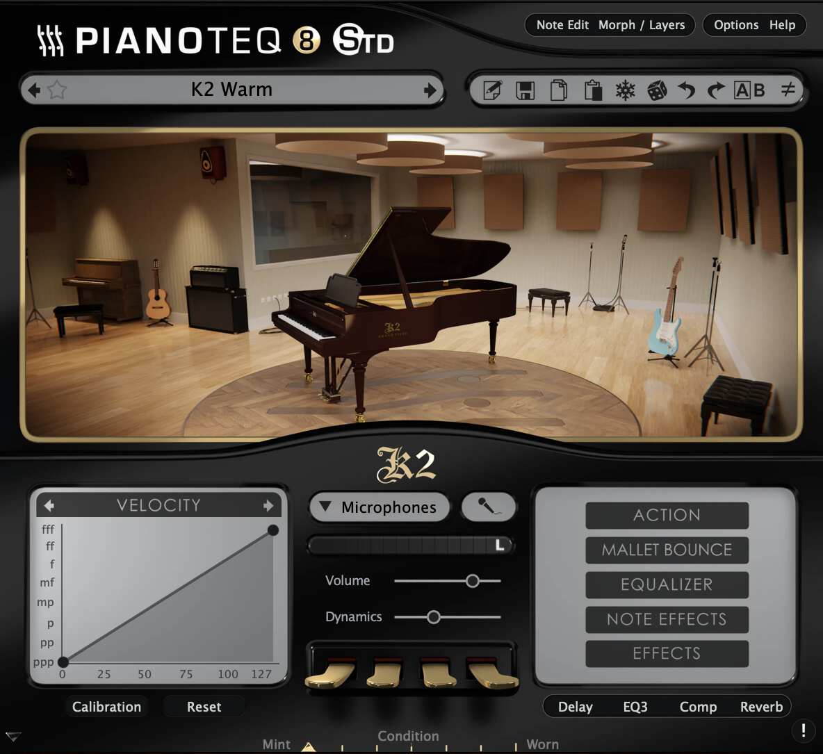 PIANOTEQ Virtual Instruments Pianoteq K2 Grand Piano: Versatile Concert Piano