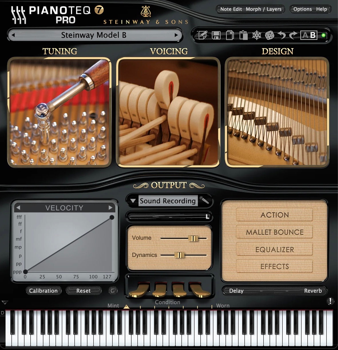 PIANOTEQ Virtual Instruments Pianoteq Steinway Model B: Iconic Grand Piano