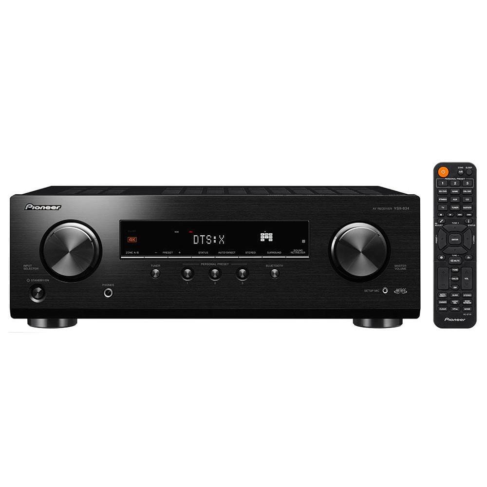 pioneer av receivers pioneer vsx-834 7.2 channel av receiver