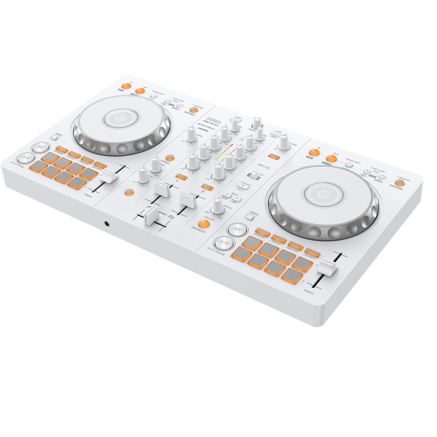 Pioneer DJ Controller Interfaces Pioneer DDJ-FLX4 2 Channel DJ Controller for Multiple DJ Applications