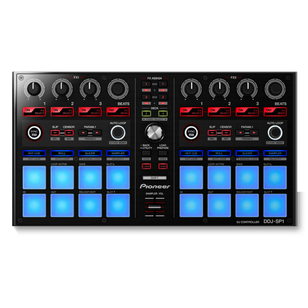 pioneer dj controller interfaces pioneer ddj-sp1 dj controller