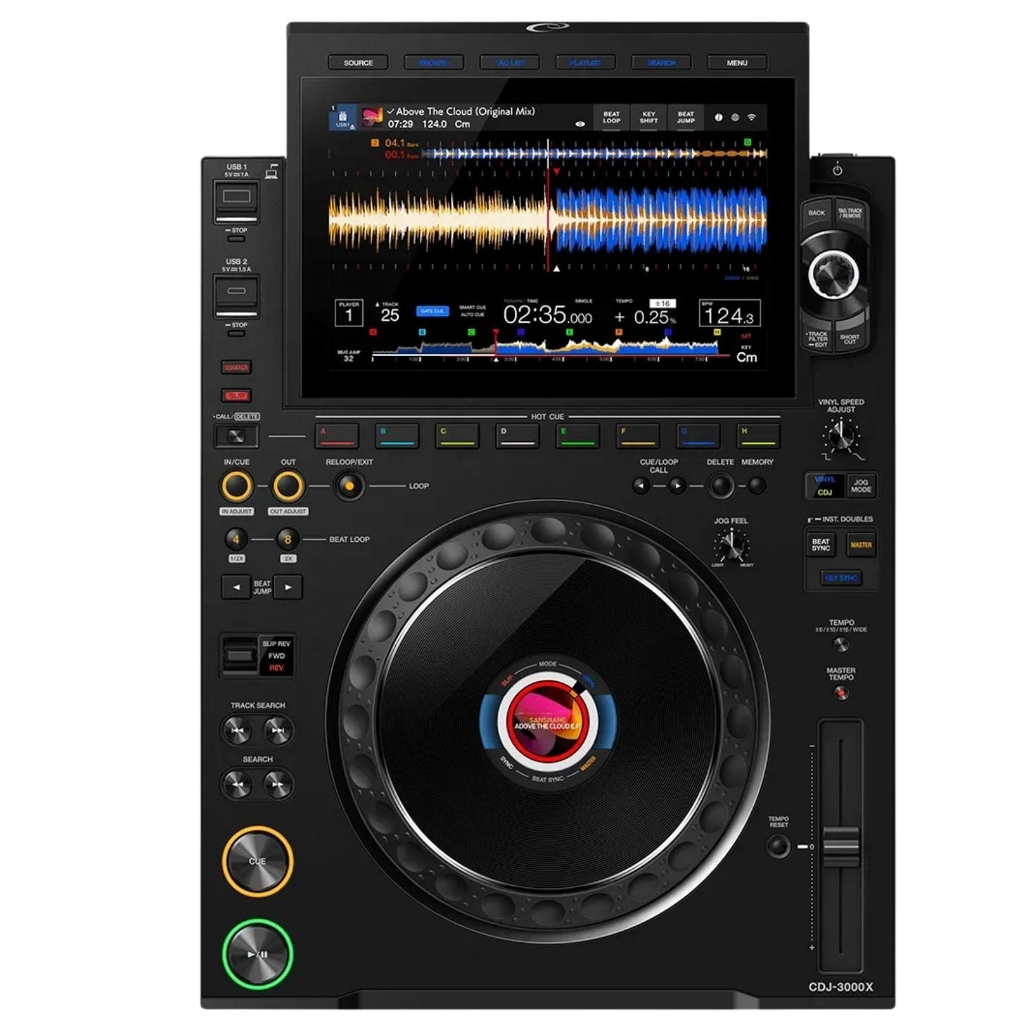 Pioneer Dj Mixers Pioneer Alphatheta CDJ-3000X Next Generation Professional DJ Player