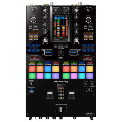 Pioneer Dj Mixers Pioneer DJM-S11 Professional Scratch Style 2 Channel DJ Mixer