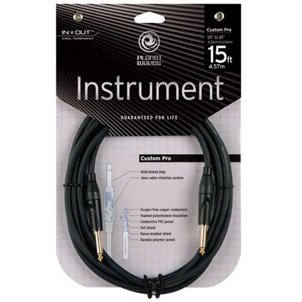 planet waves guitar cables planet waves pw-cpg-15 15' with 1/4inch instrument cable