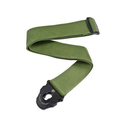 planet waves guitar straps classic green planet waves polypropylene planet lock guitar strap - 50mm   