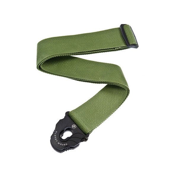 planet waves guitar straps classic green planet waves polypropylene planet lock guitar strap - 50mm   