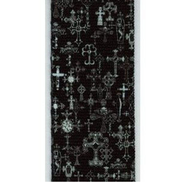 planet waves guitar straps planet waves 50al02 50mm alchemy gothic cross guitar strap