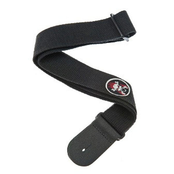 planet waves guitar straps planet waves 50ctp03 50mm cotton patch skull guitar strap