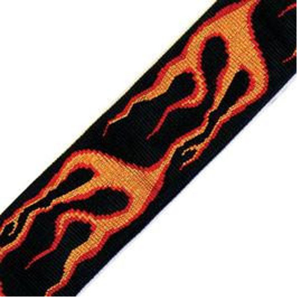 planet waves guitar straps planet waves 50f01 50mm nylon strap fluid flames