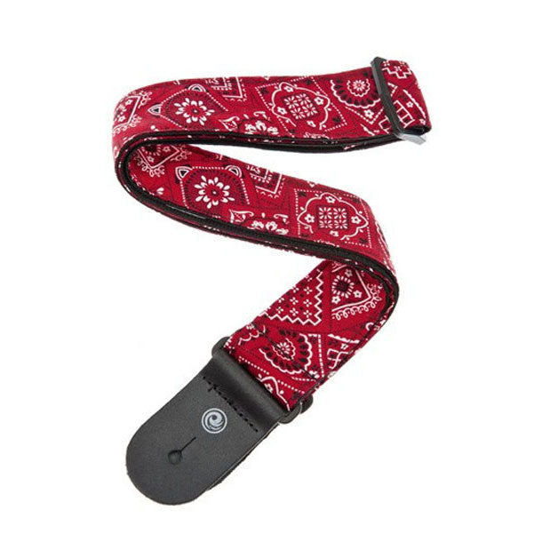 planet waves guitar straps planet waves 50g02 50mm bandana red guitar strap