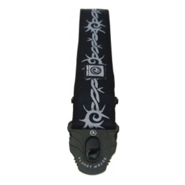 planet waves guitar straps planet waves 50mm 50pla04 barbed wire lock guitar strap