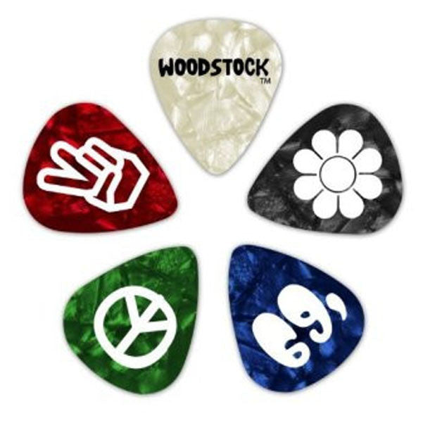 planet waves picks planet waves 1cac2-10ws woodstock/light guitar pick