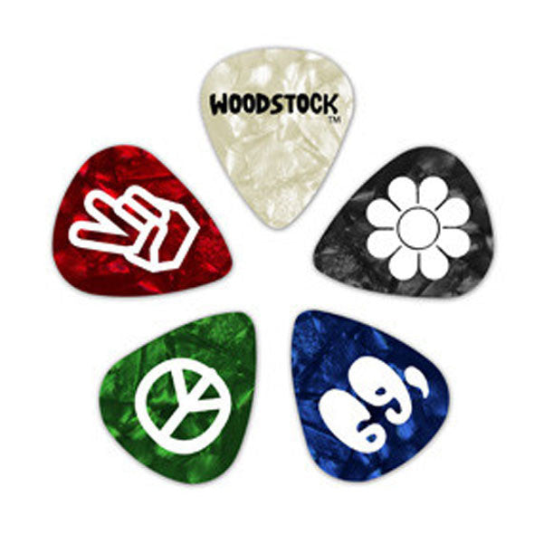 planet waves picks planet waves 1cac6-10ws woodstock / heavy guitar pick