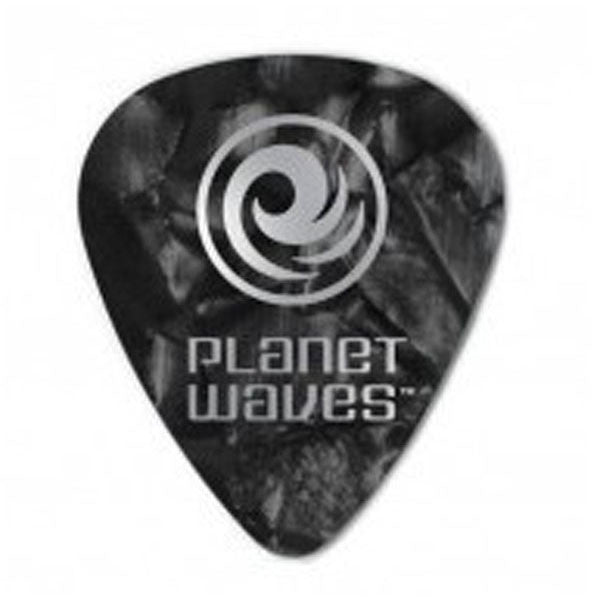 planet waves picks planet waves 1cbkp7 black pearl standard guitar pick (pack of 10)