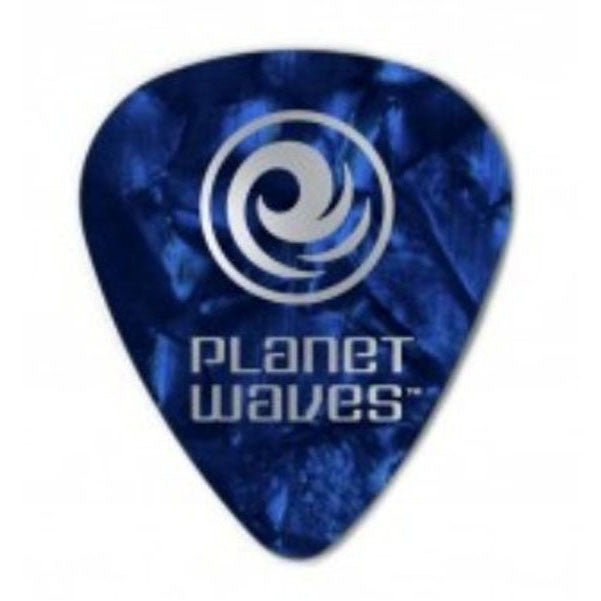 planet waves picks planet waves 1cbup7 blue pearl xtra heavy celluloid standard picks