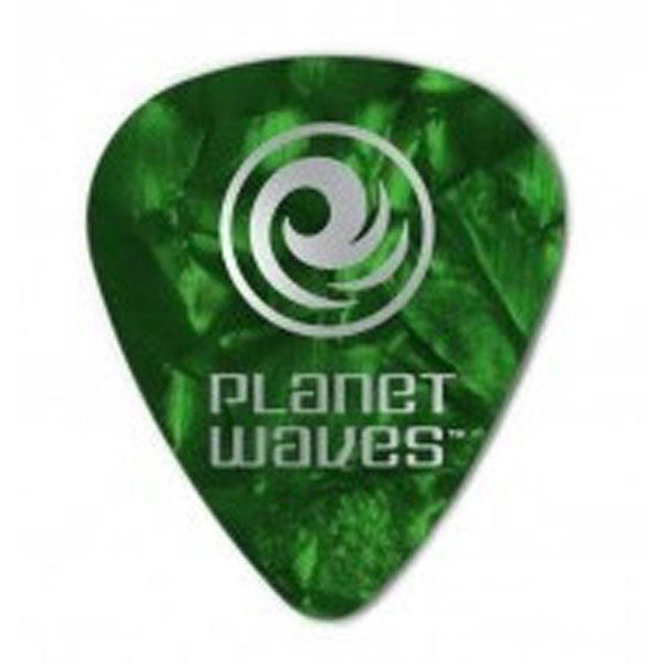 planet waves picks planet waves 1cgp2 g pearl light celluloid guitar pick (pack of 10)