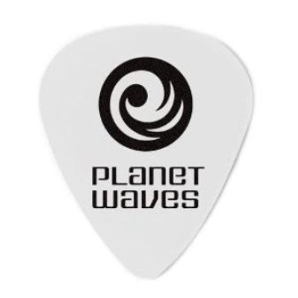 planet waves picks planet waves 1cwh6 white celluloid standard guitar pick (pack of 10)