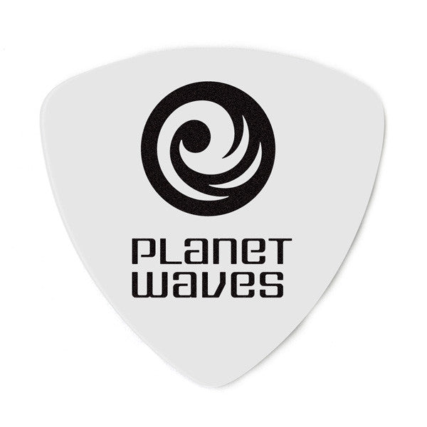 planet waves picks planet waves 2cwh2 celluloid guitar picks - white -light (pack of 10)