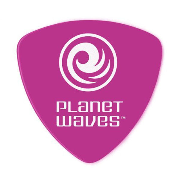 planet waves picks planet waves 2dpl6 wide shape heavy duralin purple guitar pick,10-pack