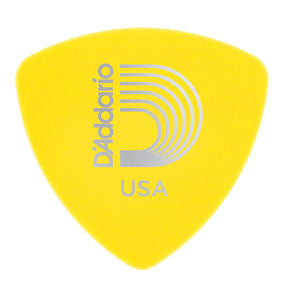 planet waves picks planet waves 2dyl3 duralin wide yellow guitar pick, light medium