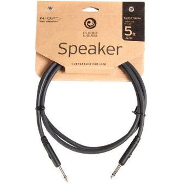 planet waves speaker cables planet waves 5 feet pw-cspk-05 classic mono speaker cable