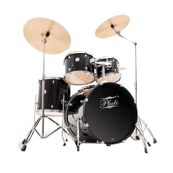Pluto Acoustic Drum Kits Red Pluto 5-Piece Drum Kit With Hardware and Cymbals