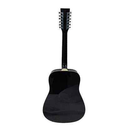 pluto acoustic guitars pluto hw41-12-201 12-string jumbo acoustic guitar 