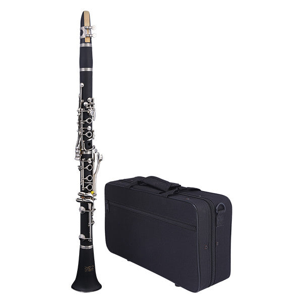 pluto clarinets pluto 6402-18c clarinet nickel plated with case