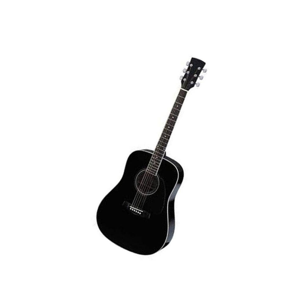 Pluto Electro Acoustic Guitars Black Pluto HW41-201P Jumbo Electro Acoustic Guitar - Rosewood Fretboard