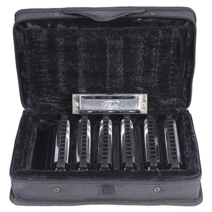 pluto harmonicas pluto jh1020-7 harmonica set