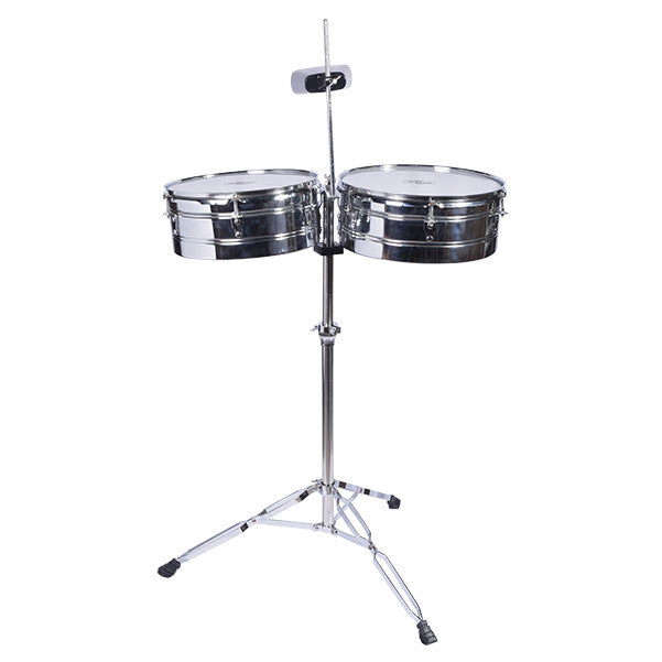 pluto timbales pluto rxlc01 latin drum with cow bell 13inch & 14inch
