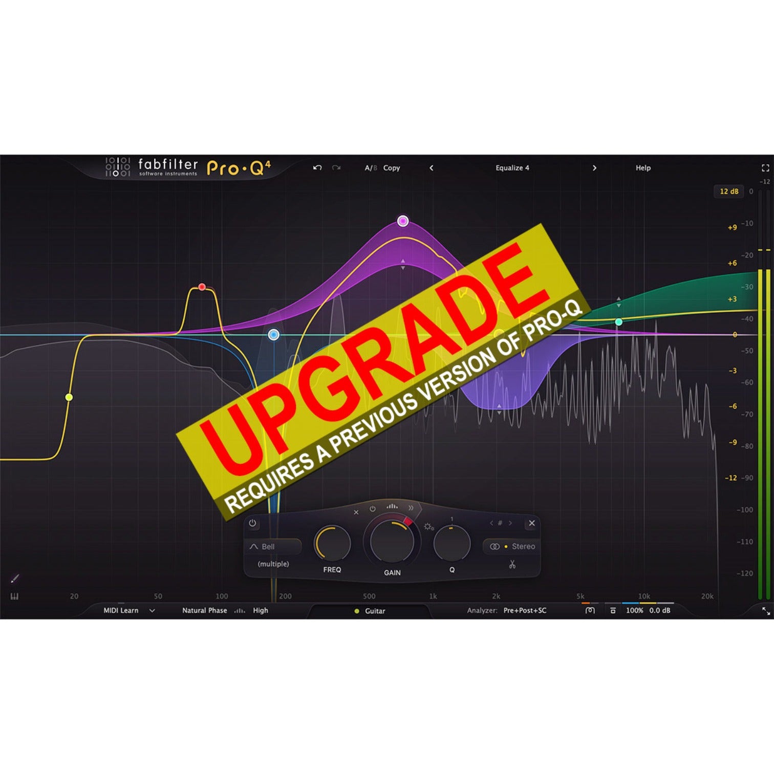 FabFilter Pro-Q 4 Equalizer Plugin Upgrade