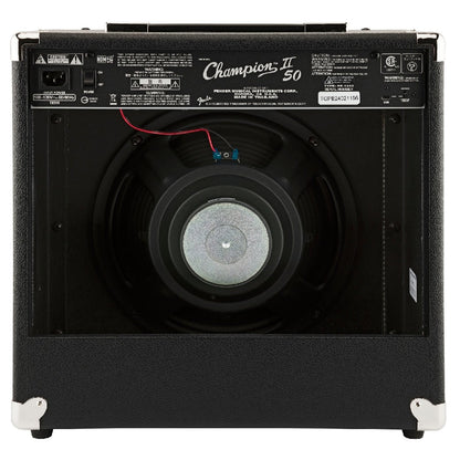 Fender Champion II 50W Combo Guitar Amplifier with Cable, Polishing Cloth & Ebook