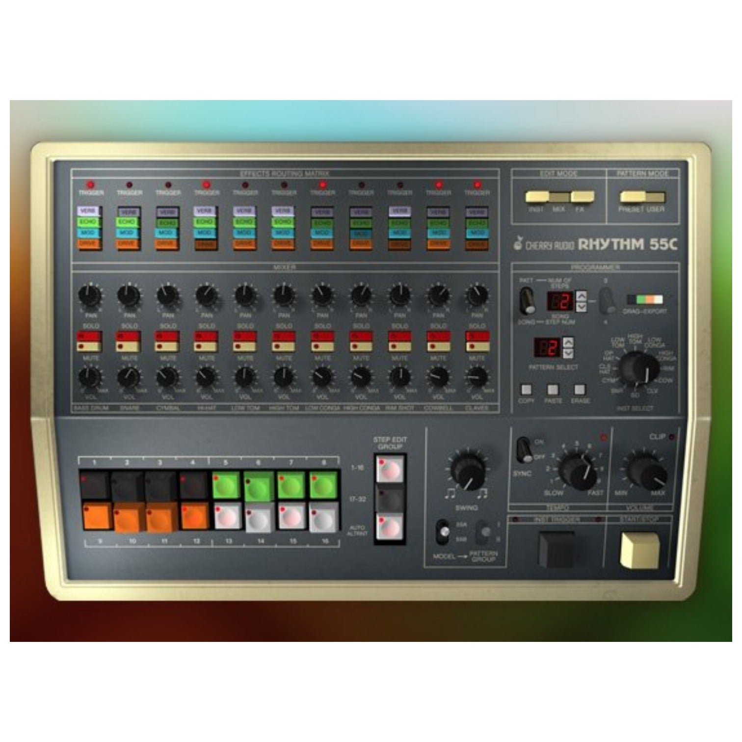 Cherry Audio KR-55C Drum Machine