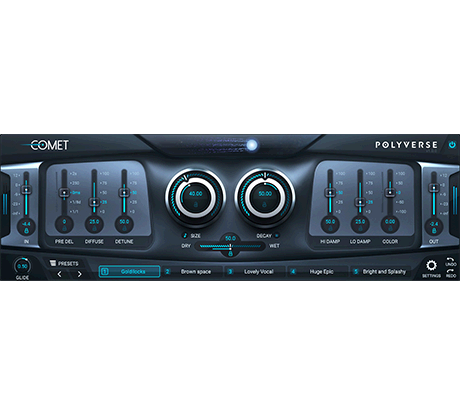 POLYVERSE Virtual Processors Polyverse Comet Versatile & Lush Reverb Plug-in