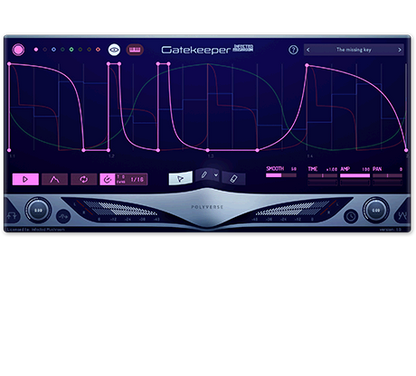 POLYVERSE Virtual Processors Polyverse Gatekeeper Noise Gate – Professional Audio Software & Plugin
