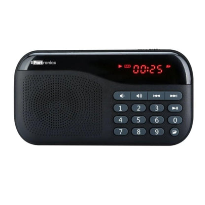 portronics bluetooth speakers black portronics plugs mini portable speaker with fm 