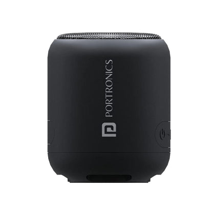 portronics bluetooth speakers black portronics sound drum 1 10w tws portable bluetooth speaker 