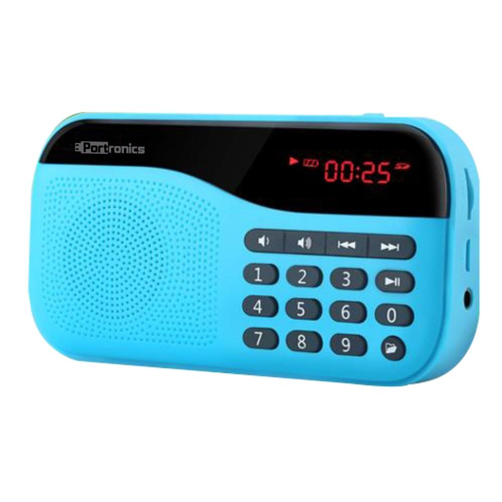 portronics bluetooth speakers blue portronics plugs mini portable speaker with fm 