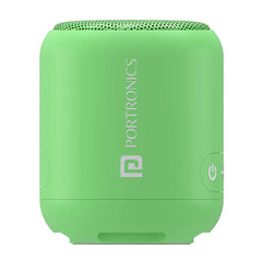 Portronics Bluetooth Speakers Green Portronics Sound Drum 1 10W TWS Portable Bluetooth Speaker