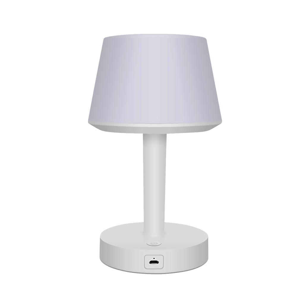 portronics bluetooth speakers portronics ilumi por719 portable led lamp with bluetooth speaker- white