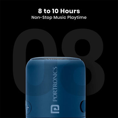 portronics bluetooth speakers portronics sound drum 1 10w tws portable bluetooth speaker 