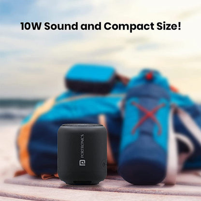 portronics bluetooth speakers portronics sound drum 1 10w tws portable bluetooth speaker 