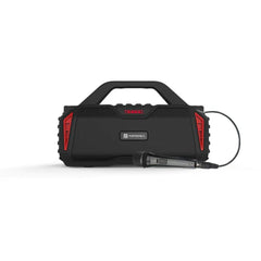 Portronics Bluetooth Speakers Red Portronics Chime 20W TWS Wireless Speaker with Wired Karaoke Microphone