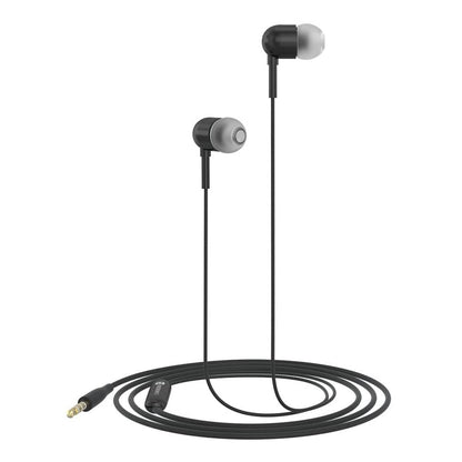 portronics earphones black portronics conch 50 in ear wired earphone with 3.5mm audio jack    