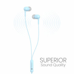 Portronics Earphones Portronics Conch 50 In Ear Wired Earphone with 3.5mm Audio Jack